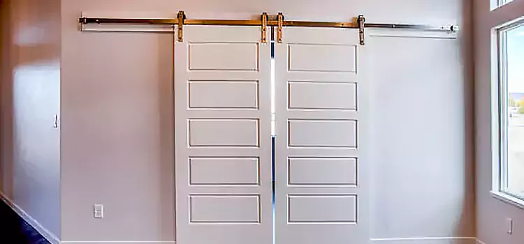 Glass Barn Door with Installation Hardware Kit New London